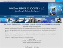 Tablet Screenshot of dfishergroup.com